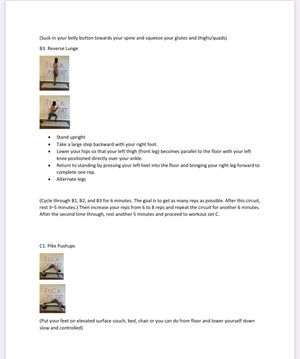 Fat Robber at Home Workout Plan